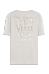 T-Shirt Cotton Fine Ellus Venice Azul Seco