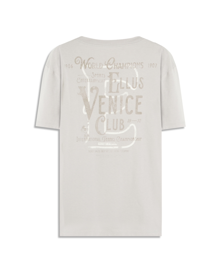 T-Shirt Cotton Fine Ellus Venice Azul Seco