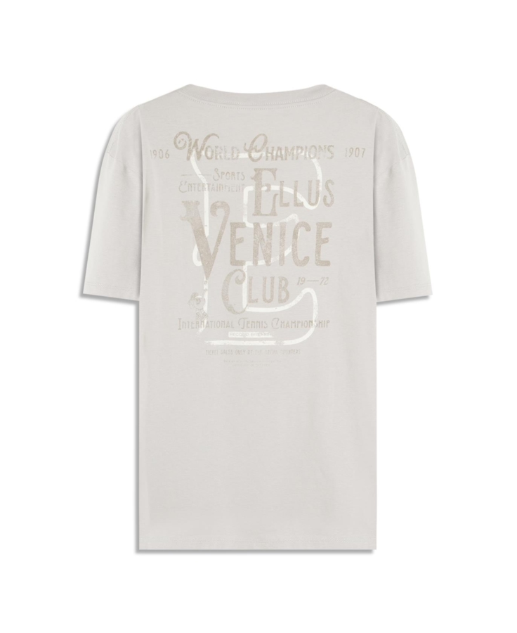 T-Shirt Cotton Fine Ellus Venice Azul Seco