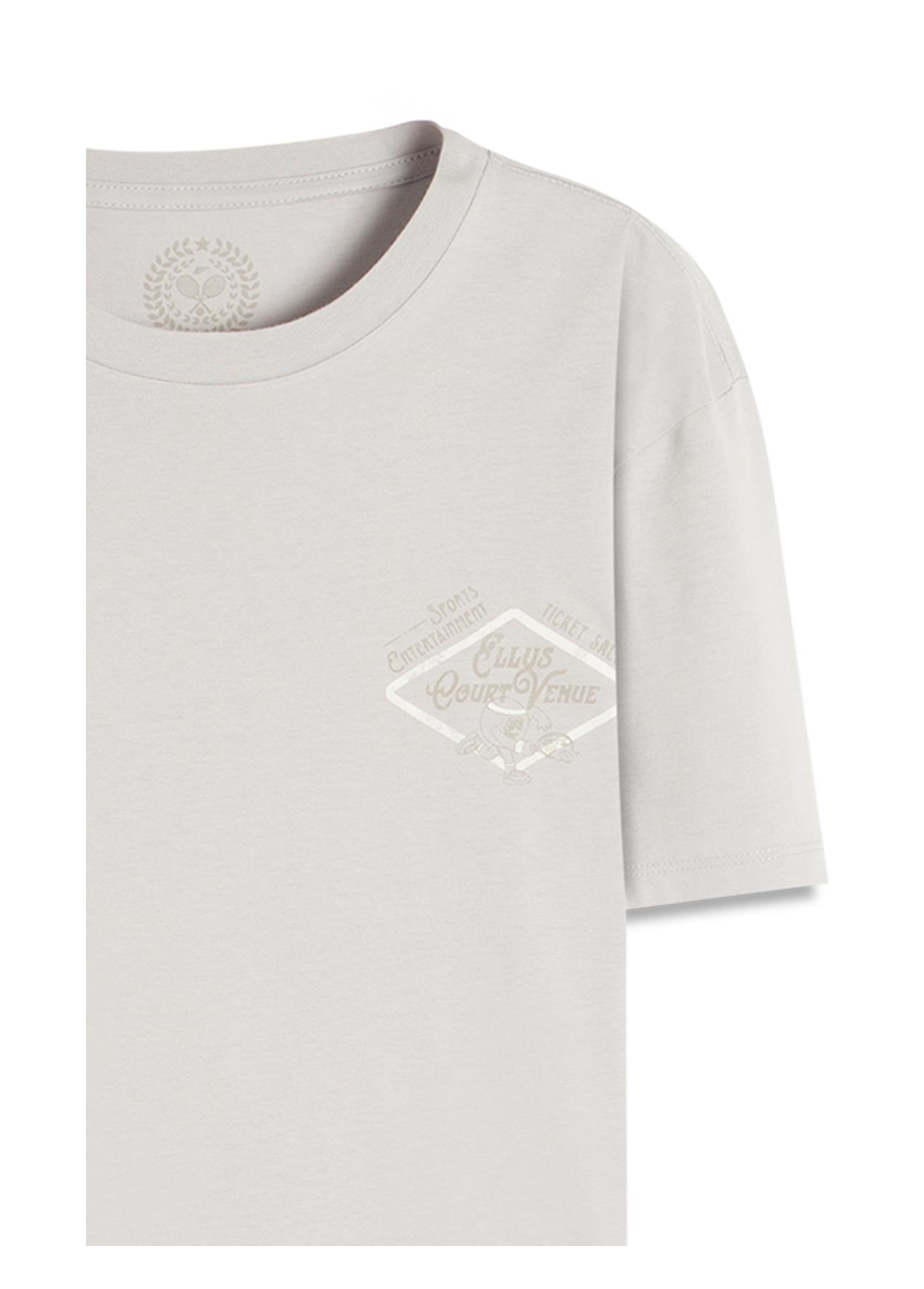 T-Shirt Cotton Fine Ellus Venice Azul Seco