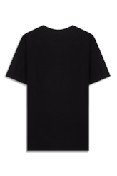 T-Shirt Cotton Fine Essential Repair Preto