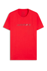 T-Shirt Cotton Fine Every Where Foil Vermelho