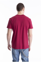 T-Shirt Cotton Fine Fearless Rock Bordeaux
