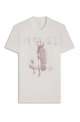 T-Shirt Cotton Fine Fearless Rock Off White