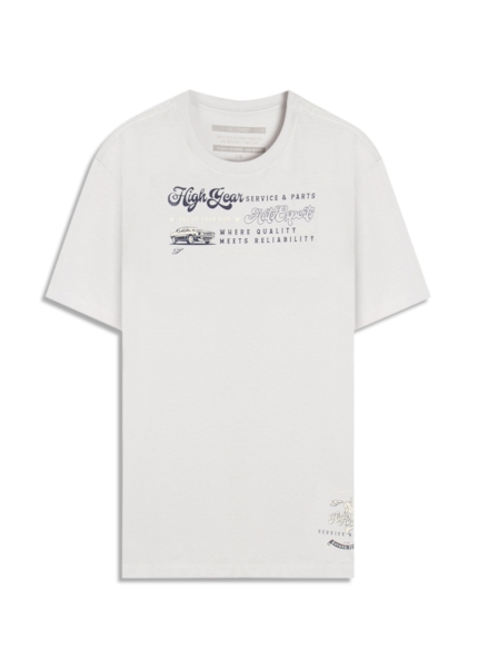 T-Shirt Cotton Fine High Gear Prata