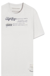 T-Shirt Cotton Fine High Gear Prata