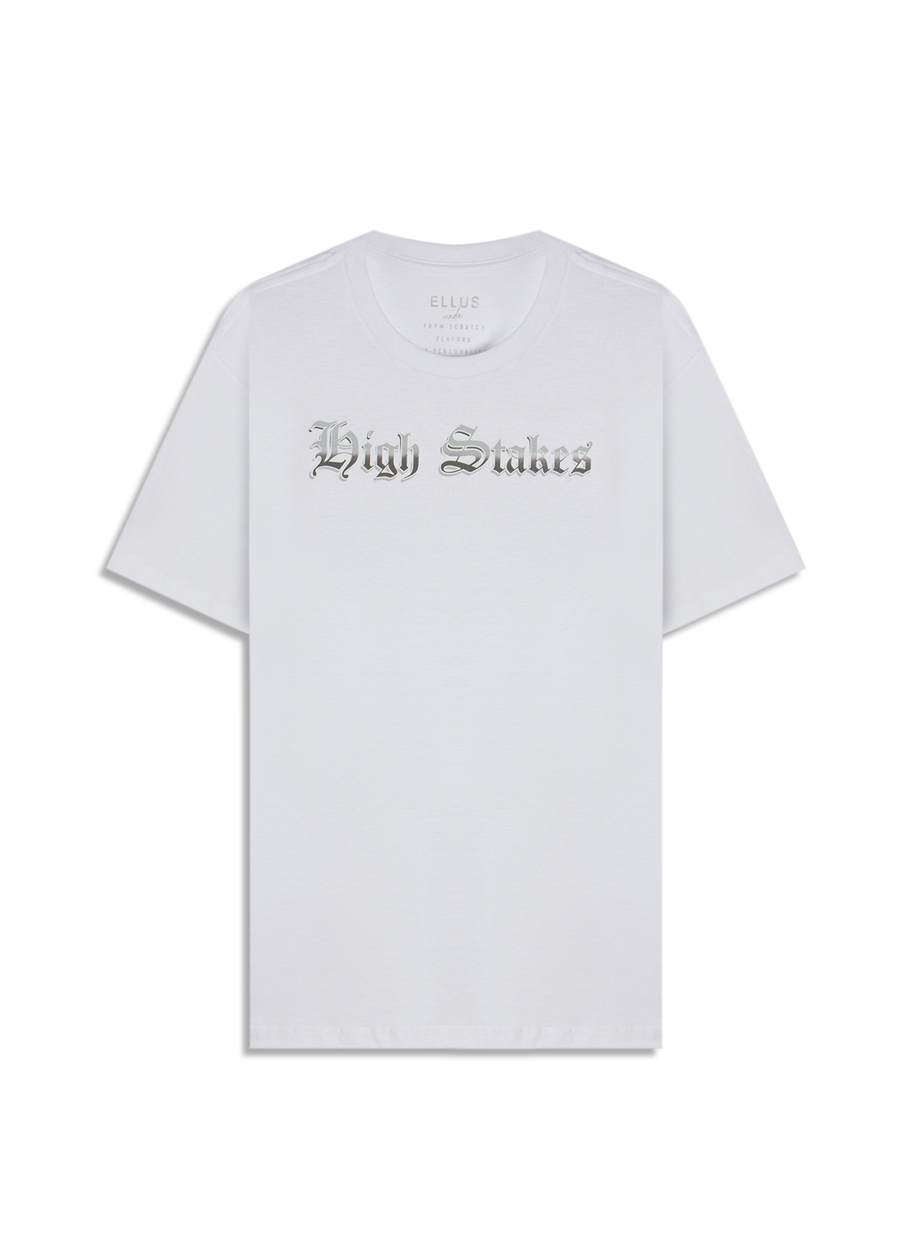 T-Shirt Cotton Fine High Stakes Branco