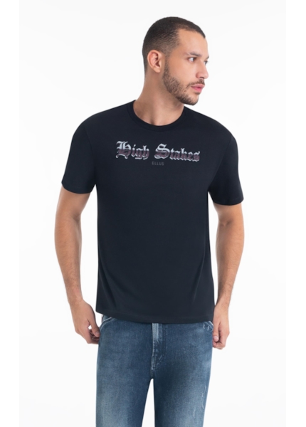 T-Shirt Cotton Fine High Stakes Preto