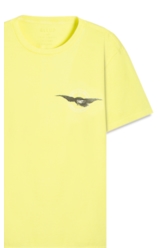T-Shirt Cotton Fine In The Wind Amarelo Fluor