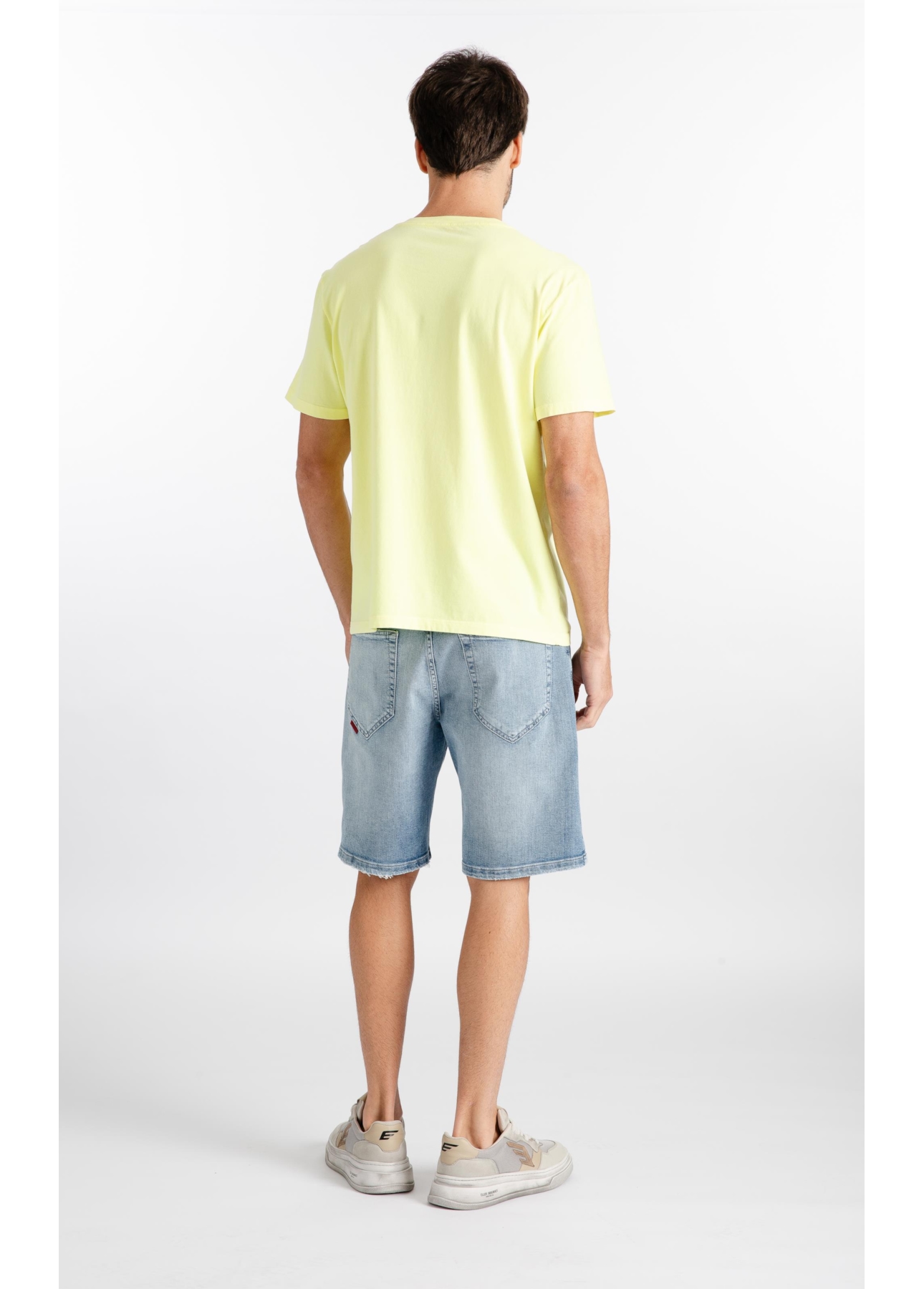 T-Shirt Cotton Fine In The Wind Amarelo Fluor