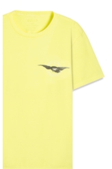 T-Shirt Cotton Fine In The Wind Amarelo Fluor