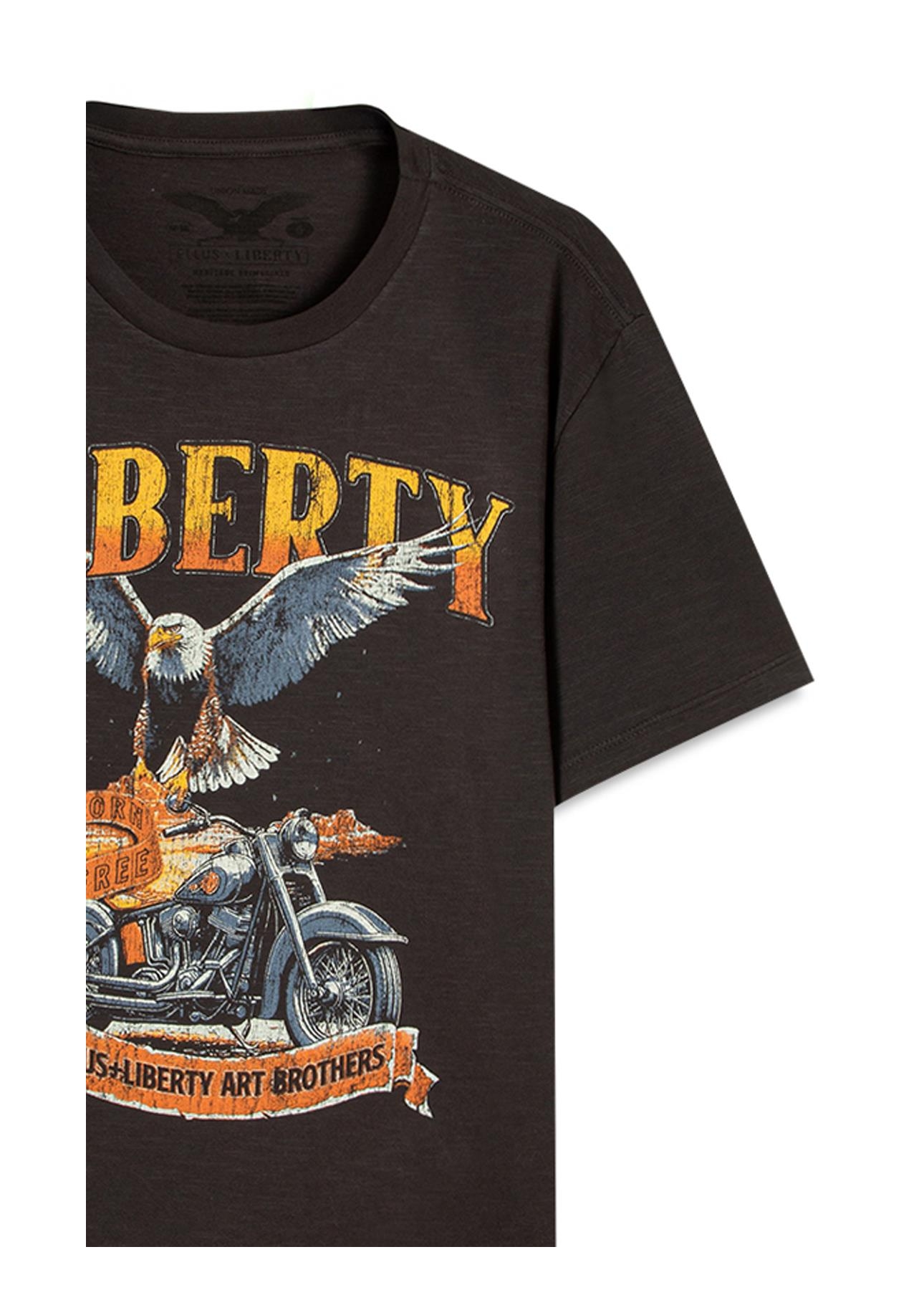 T-Shirt Cotton Fine Liberty Tour Plumbo