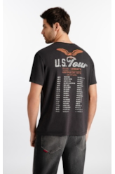 T-Shirt Cotton Fine Liberty Tour Plumbo