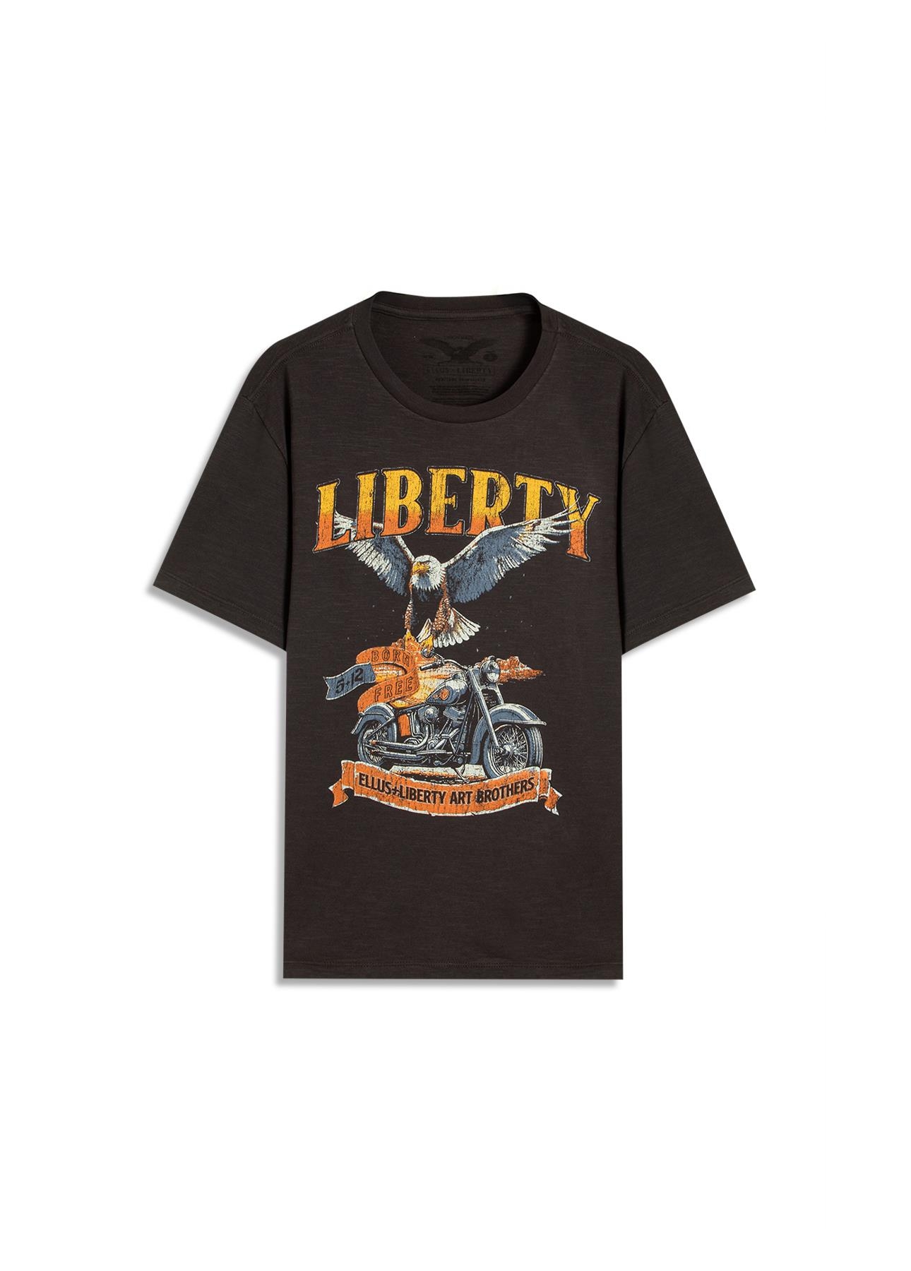 T-Shirt Cotton Fine Liberty Tour Plumbo
