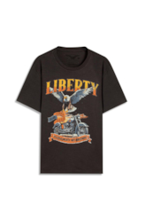 T-Shirt Cotton Fine Liberty Tour Plumbo
