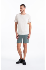 T-Shirt Cotton Fine Linen Ellus Classic Mc Natural
