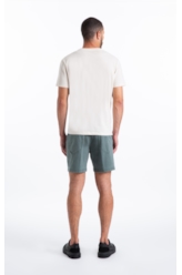 T-Shirt Cotton Fine Linen Ellus Classic Mc Natural