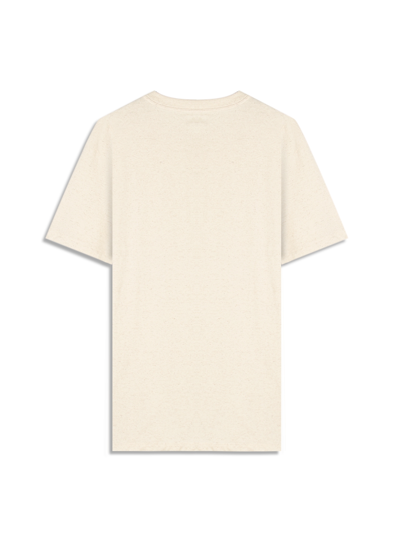 T-Shirt Cotton Fine Linen Ellus Classic Mc Natural