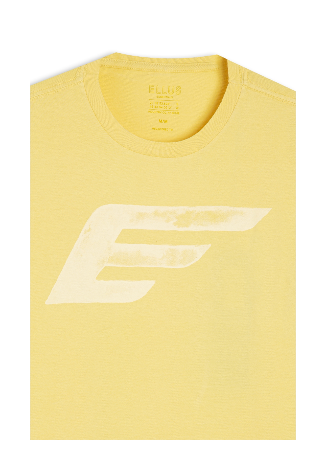 T-Shirt Cotton Fine Maxi Easa Amarelo