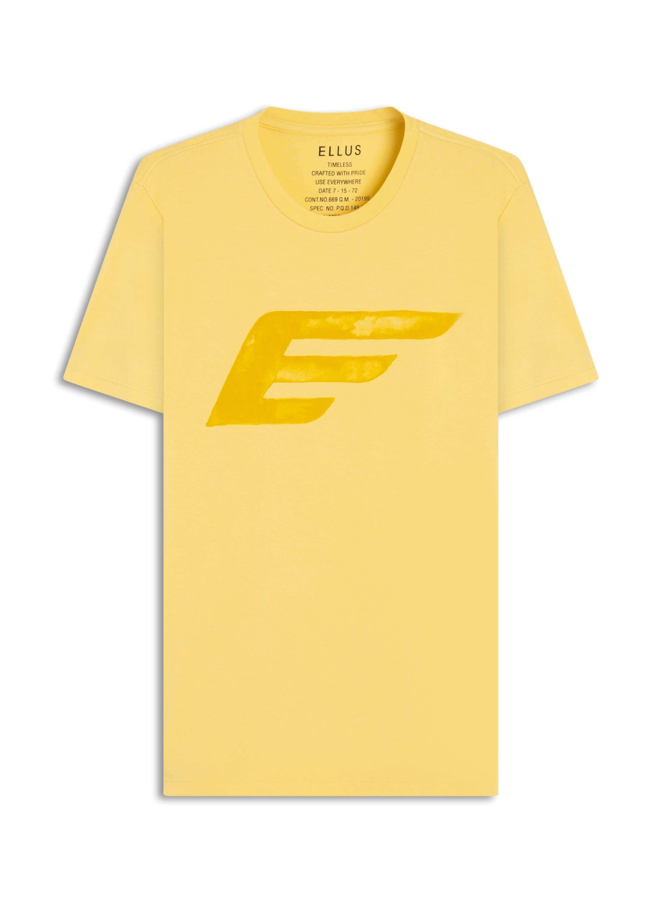 T-Shirt Cotton Fine Maxi Easa Amarelo Claro