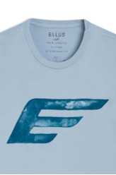 T-Shirt Cotton Fine Maxi Easa Azul Claro