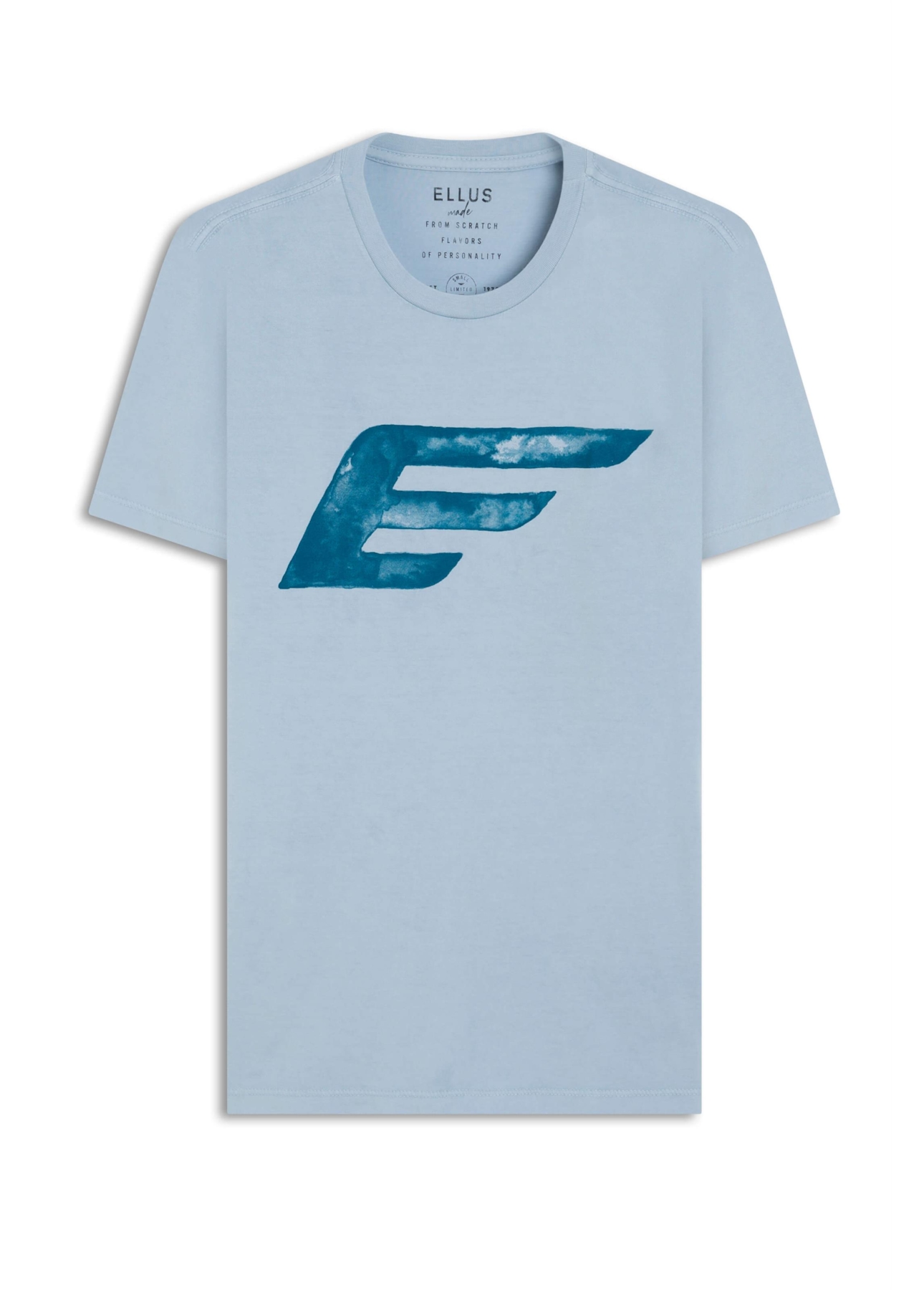 T-Shirt Cotton Fine Maxi Easa Azul Claro