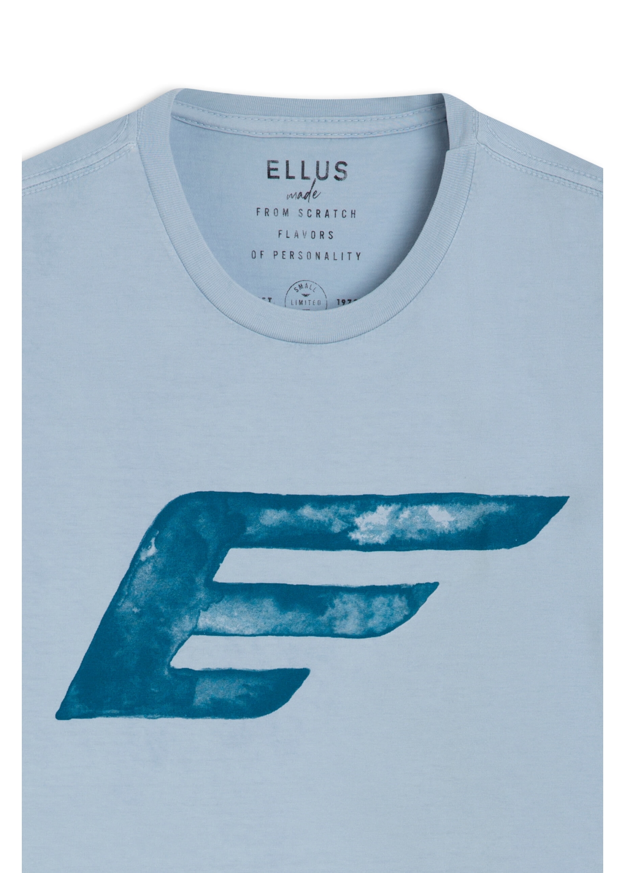 T-Shirt Cotton Fine Maxi Easa Azul Claro