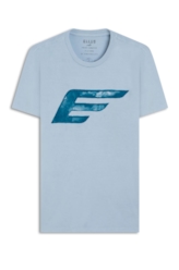 T-Shirt Cotton Fine Maxi Easa Azul Claro