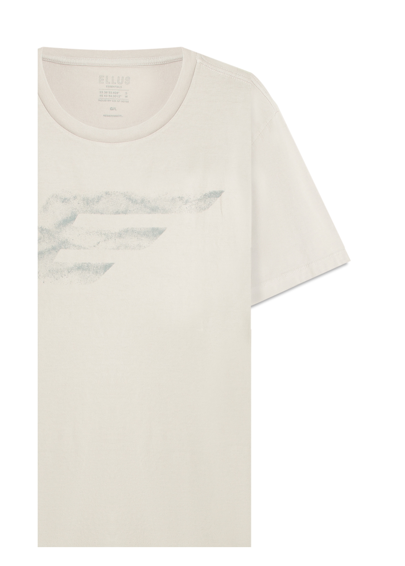 T-Shirt Cotton Fine Maxi Easa Azul Seco