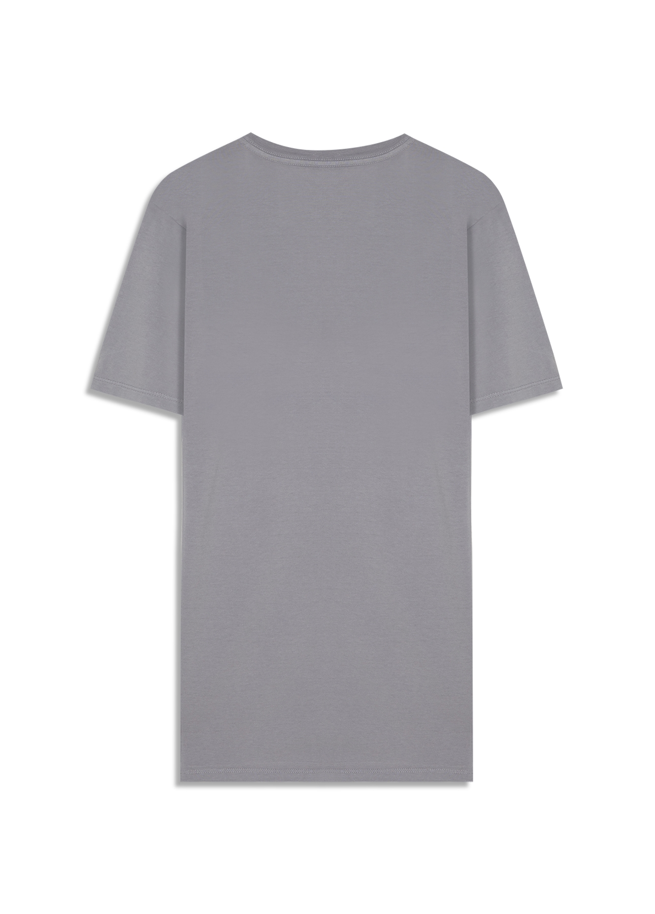 T-Shirt Cotton Fine Maxi Easa Blue Vintage