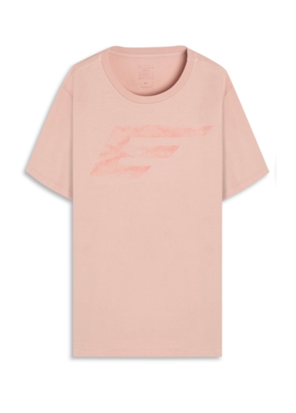 T-Shirt Cotton Fine Maxi Easa Blush