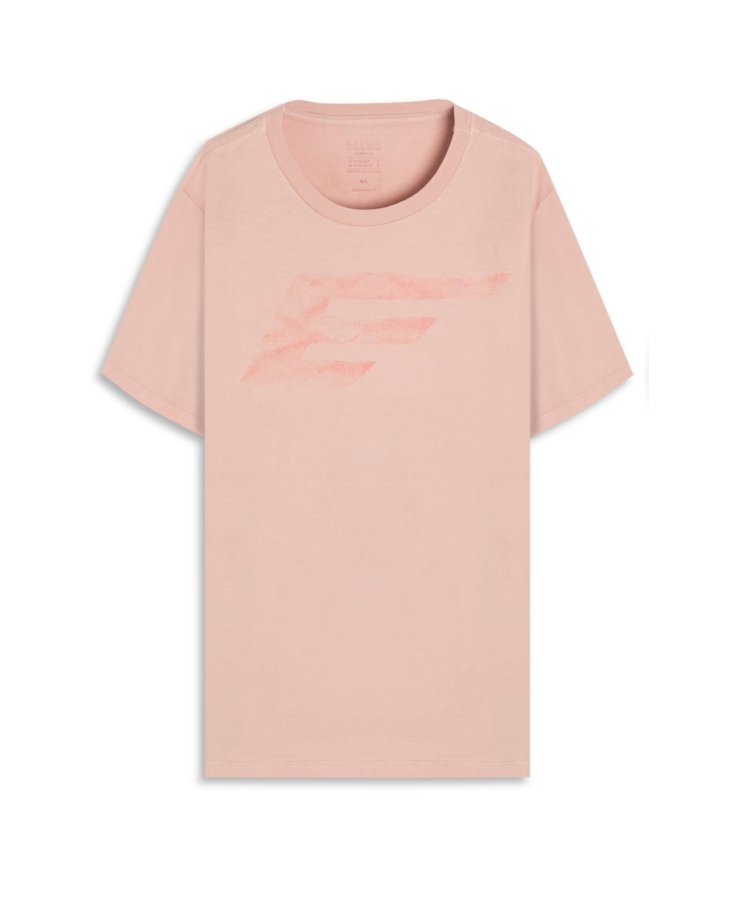 T-Shirt Cotton Fine Maxi Easa Blush