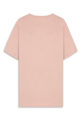 T-Shirt Cotton Fine Maxi Easa Blush