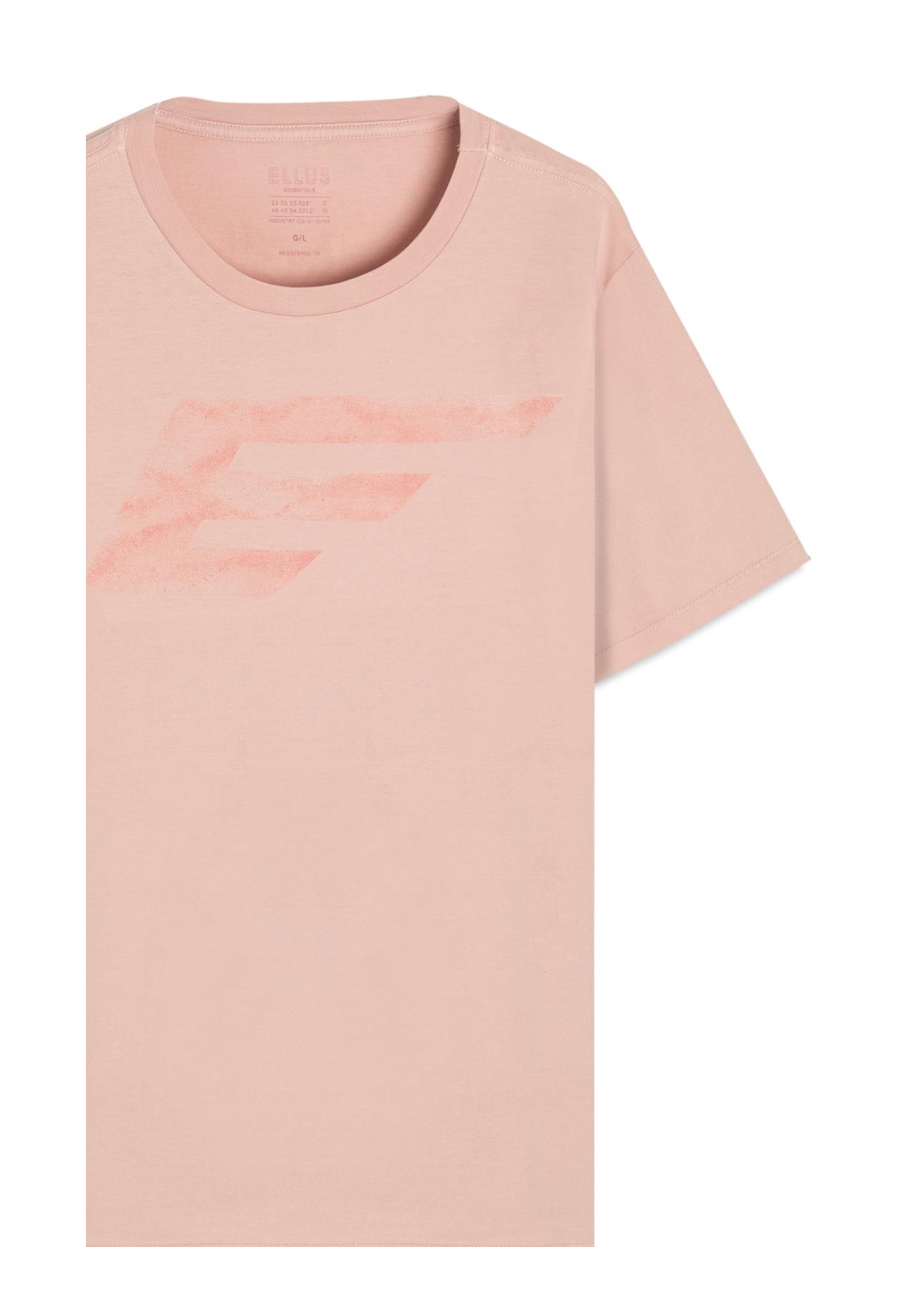 T-Shirt Cotton Fine Maxi Easa Blush