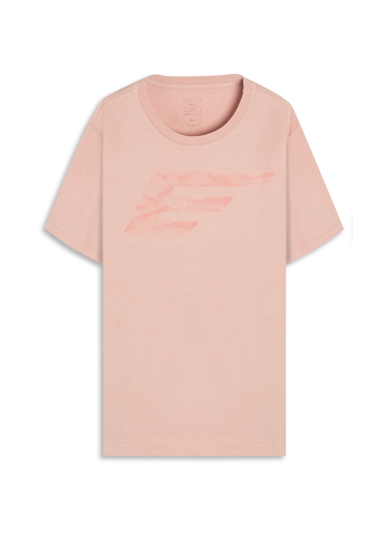 T-Shirt Cotton Fine Maxi Easa Blush