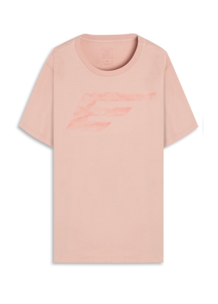 T-Shirt Cotton Fine Maxi Easa Blush