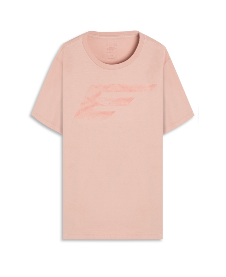 T-Shirt Cotton Fine Maxi Easa Blush