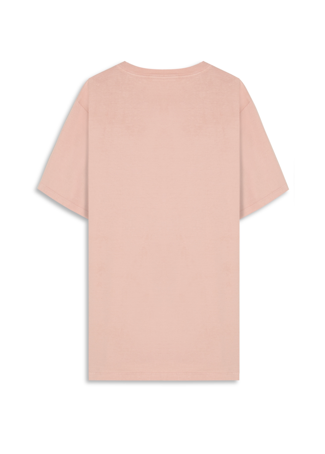 T-Shirt Cotton Fine Maxi Easa Blush