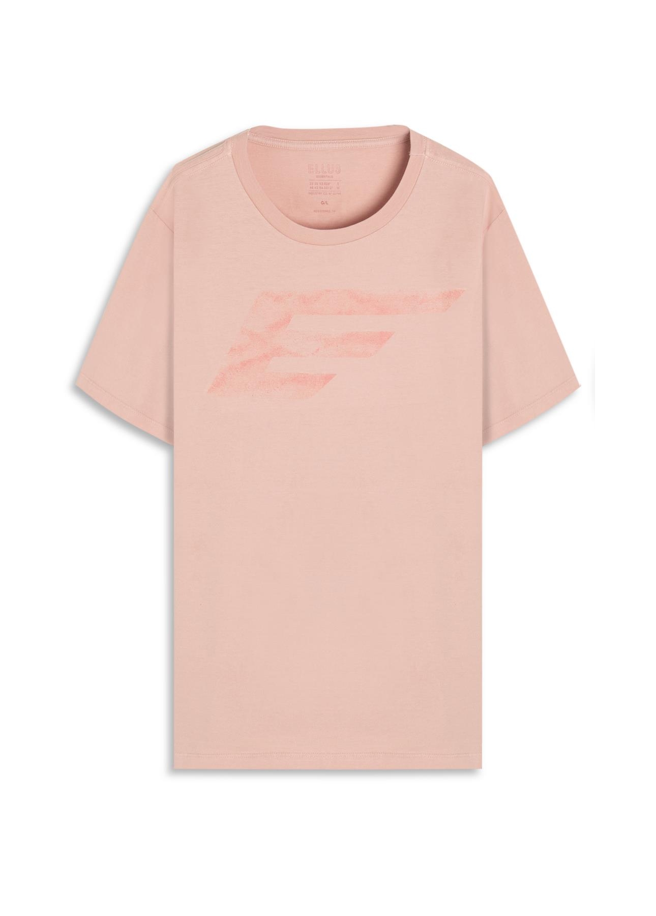 T-Shirt Cotton Fine Maxi Easa Blush