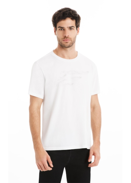 T-Shirt Cotton Fine Maxi Easa Branco