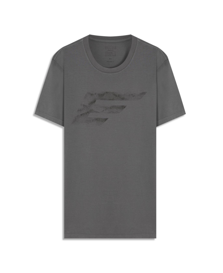 T-Shirt Cotton Fine Maxi Easa Cinza Claro