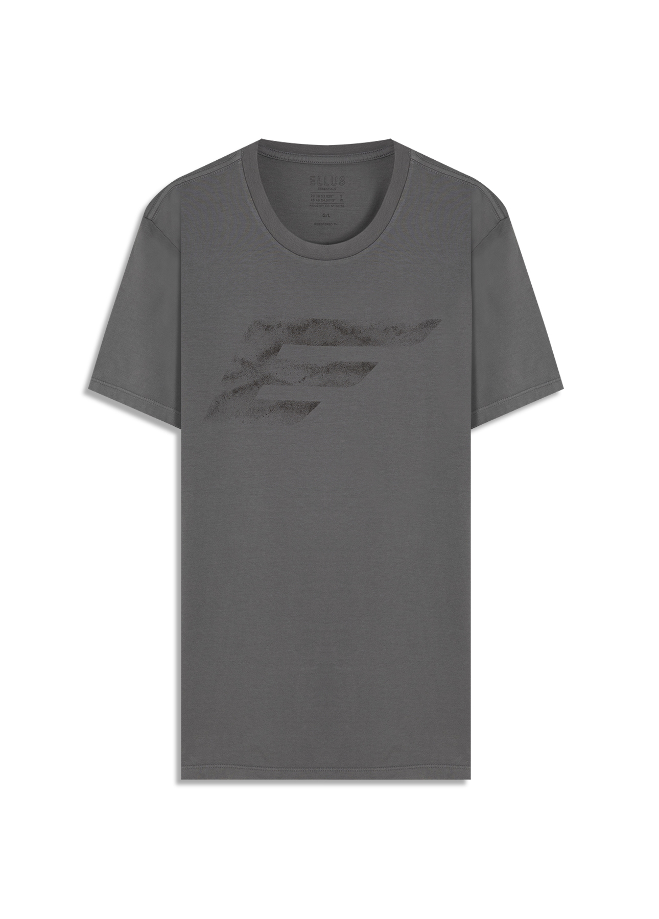T-Shirt Cotton Fine Maxi Easa Cinza Claro