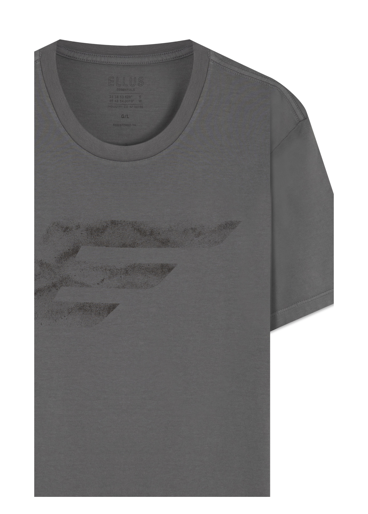 T-Shirt Cotton Fine Maxi Easa Cinza Claro