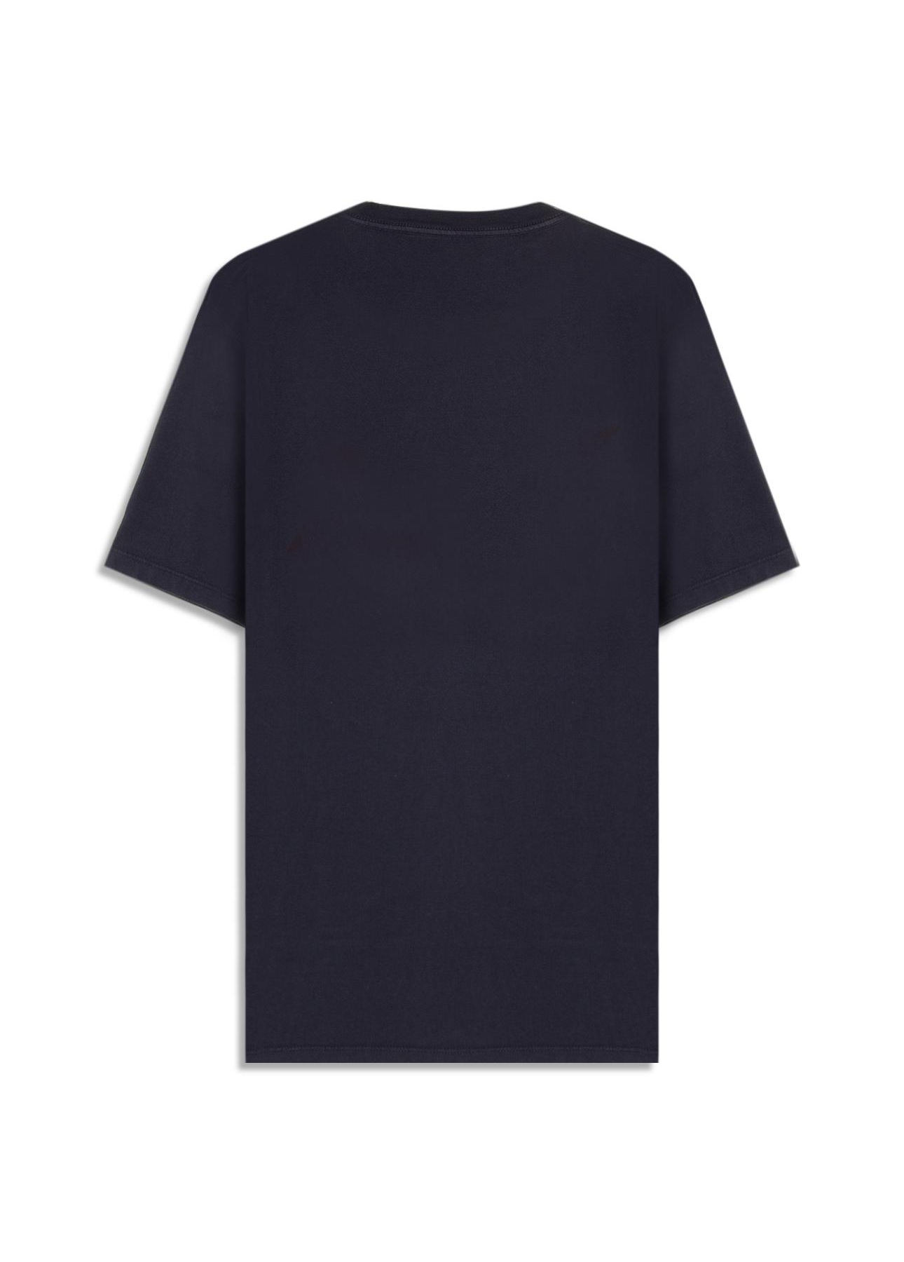 T-Shirt Cotton Fine Maxi Easa Dark Navy