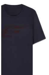 T-Shirt Cotton Fine Maxi Easa Dark Navy