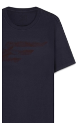 T-Shirt Cotton Fine Maxi Easa Dark Navy