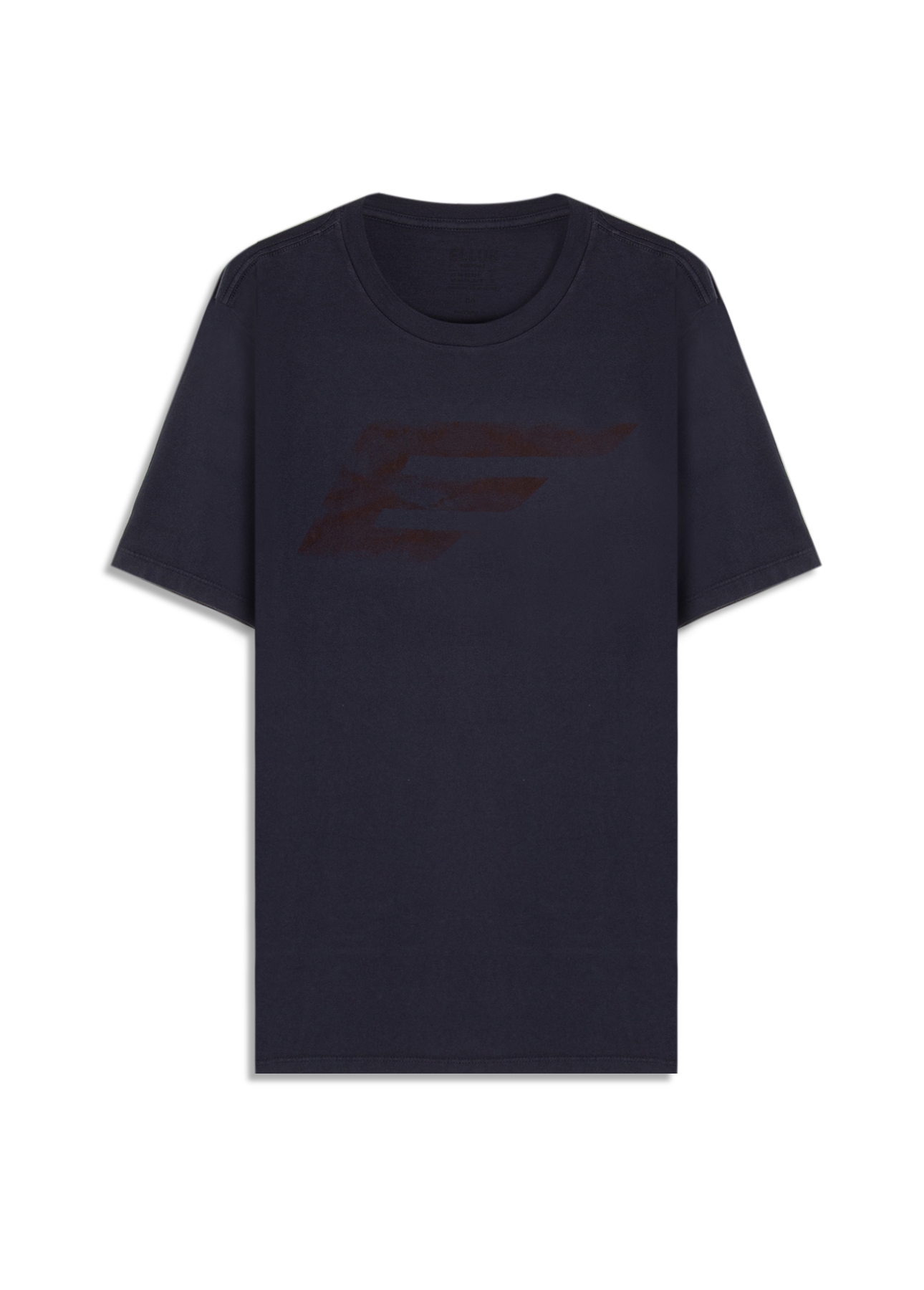 T-Shirt Cotton Fine Maxi Easa Dark Navy