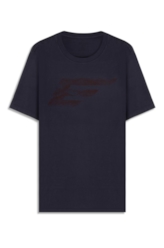 T-Shirt Cotton Fine Maxi Easa Dark Navy