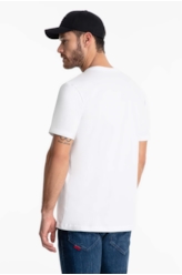 T-Shirt Cotton Fine Maxi Easa Foil Branco