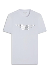 T-Shirt Cotton Fine Maxi Easa Foil Branco